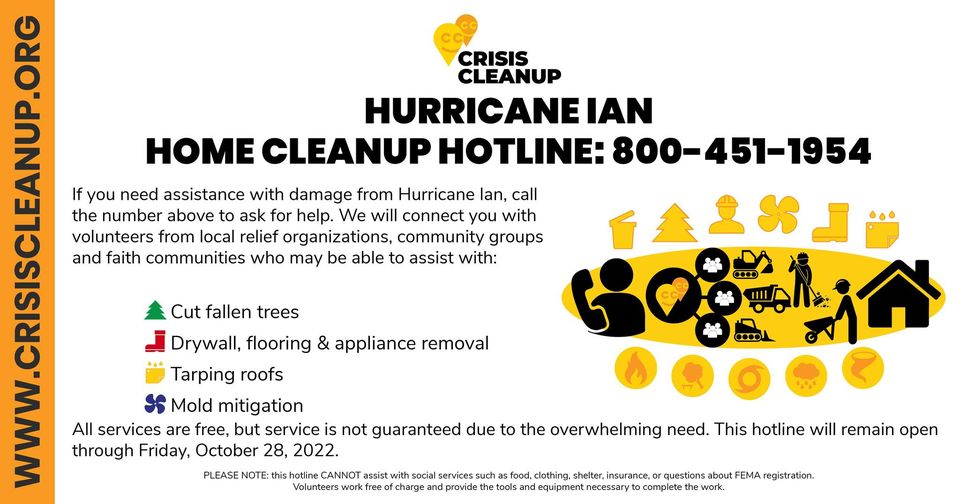 Crisis Clean up IAN